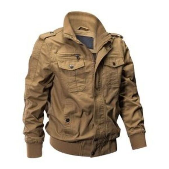 New Cotton Army Military Jacket Windbreaker Coat - Picture 3 of 13